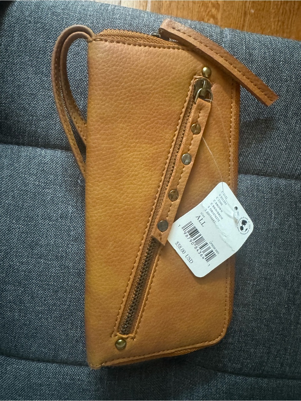 Tan Free people Wallet NWT
